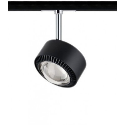 Трековый LED светильник Aldan 9W Paulmann Диммируемый Черный матовый