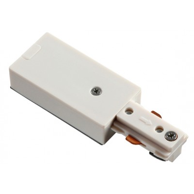 3L Адаптер (токоподвод) для подключения электричества к шинопроводу цвет белый