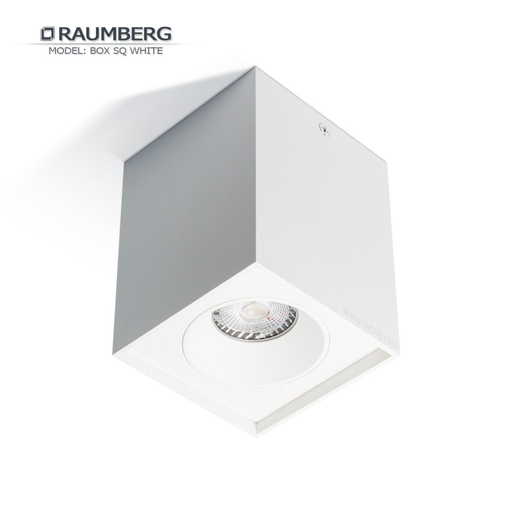 Светильник накладной RAUMBERG BOX SQ GU10 Белый корпус