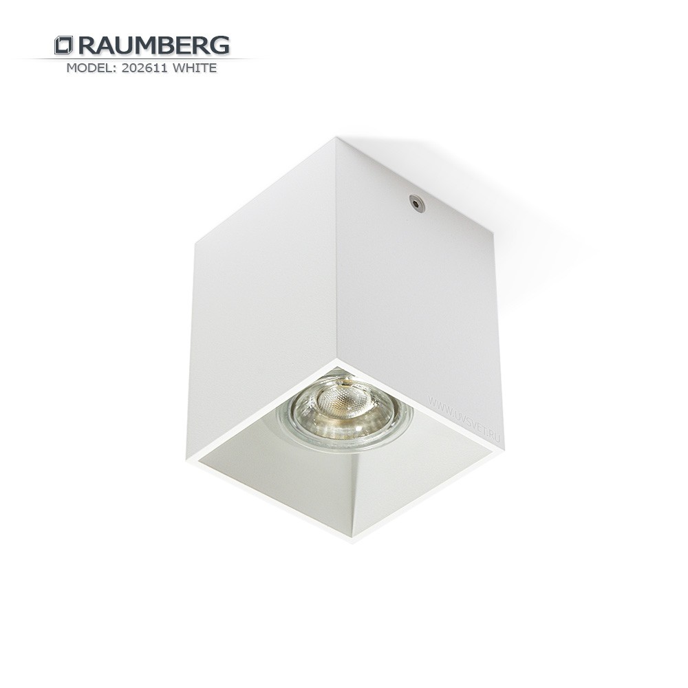 Светильник накладной RAUMBERG 202611 GU10 Белый корпус