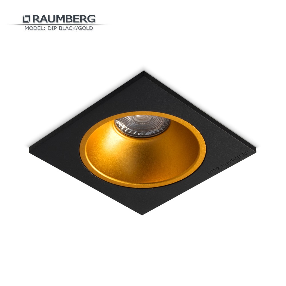 Светильник встраиваемый RAUMBERG DIP 1 Black/Gold