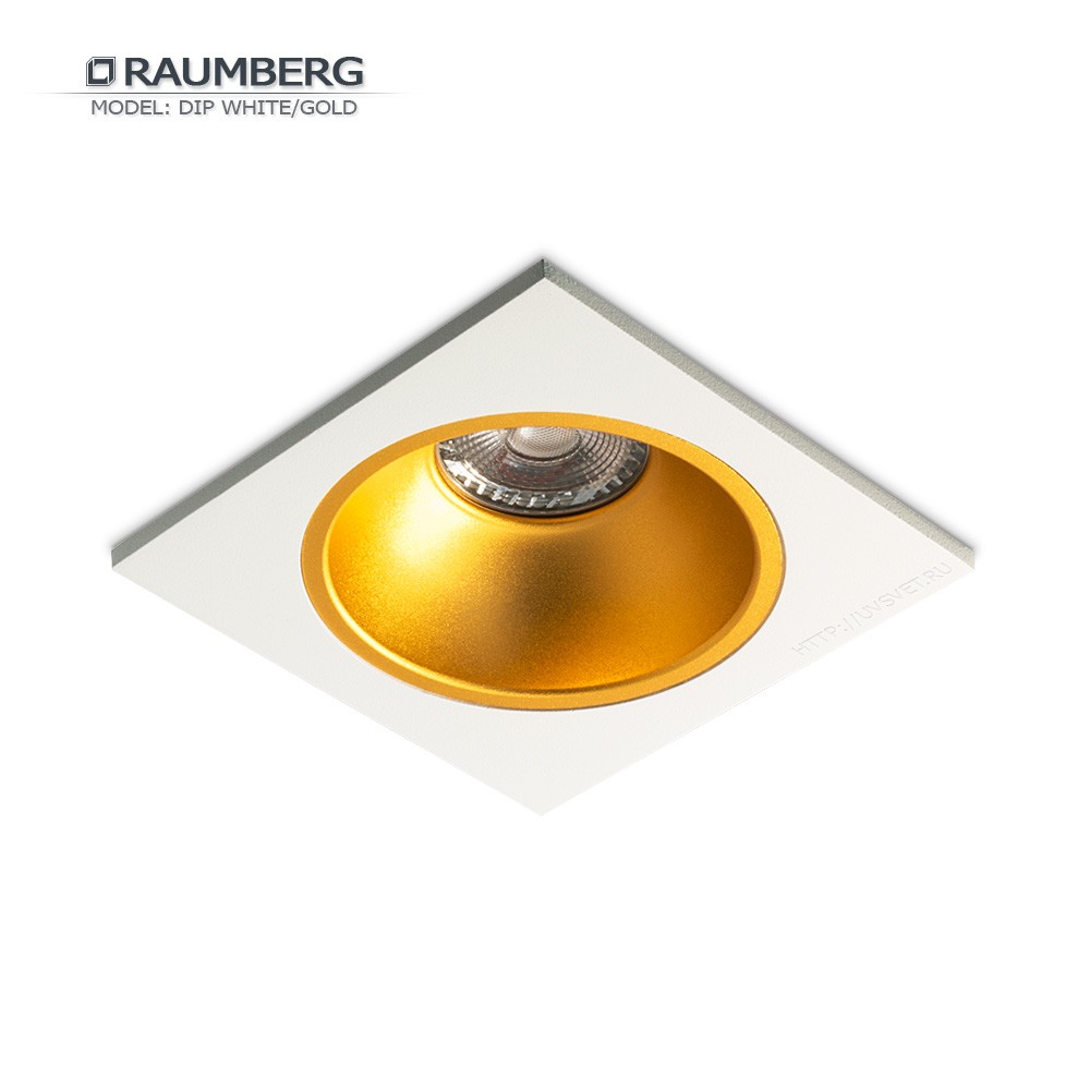 Светильник встраиваемый RAUMBERG DIP 1 White/Gold