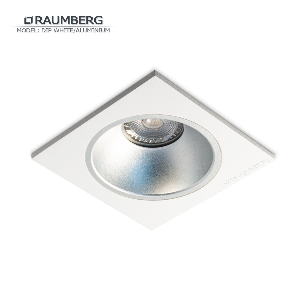 Светильник встраиваемый RAUMBERG DIP 1 White/Aluminium