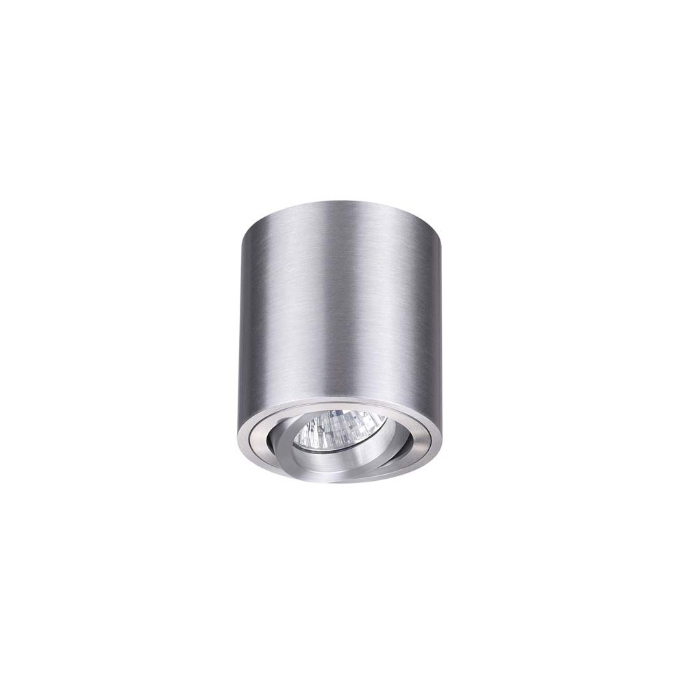 Потолочный накладной светильник GU10 TUBORINO матовый алюминий