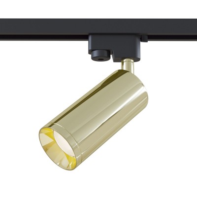 Трековый однофазный светильник Maytoni Technical под лампу GU10 цвет Золото