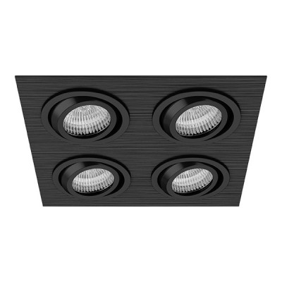 Встраиваемый потолочный светильник SINGO4 GU5.3 Черный