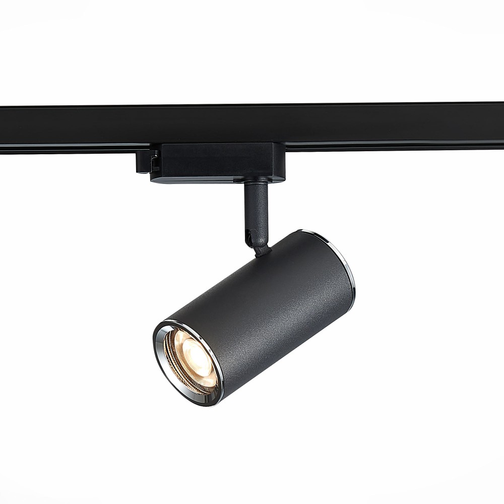 Трековый однофазный светильник ST Luce CROMI под лампу GU10 Черный/хром